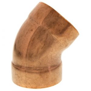 1-1/2'' Wrot Copper DWV 45º Elbow C x C