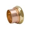 1-1/2'' Wrot Copper & Cast Brass DWV Trap Adapter FTG x SJ