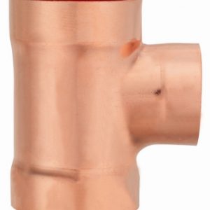 2" x 2" x 1 1/2" Wrot Copper DWV Tee TY C x C x C
