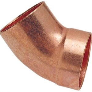 1-1/2'' Wrot Copper DWV 45º Street Elbow FTG x C
