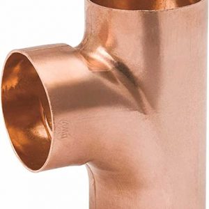 3" Wrot Copper DWV Tee TY C x C x C