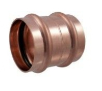 1/2'' Wrot Copper Press Coupling with Stop P x P
