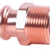 1-1/4'' Wrot Copper Press Male Adapter P x MPT