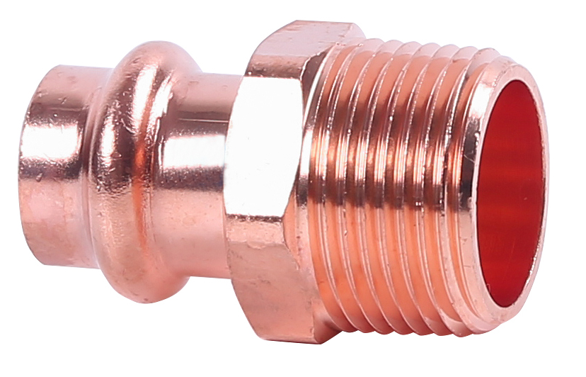 1-1/2'' Wrot Copper Press Male Adapter P x MPT