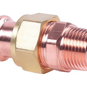 1-1/4'' Wrot Copper & Cast Brass Press Male Union P x MPT