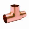 2-1/2" X 2" X 1-1/4" Wrot Copper Reducing Tee C x C x C