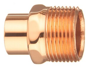 2-1/2" Wrot Copper Male Adapter FTG x M
