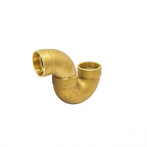 2" DWV CAST BRASS P-TRAP