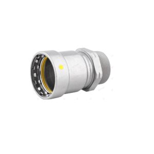 EZ-Fluid Carbon Steel Gas Press X MIP Male Adapter (HNBR)