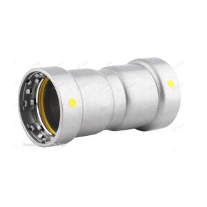 EZ-Fluid Carbon Steel Gas Press Coupling With Stop (HNBR)