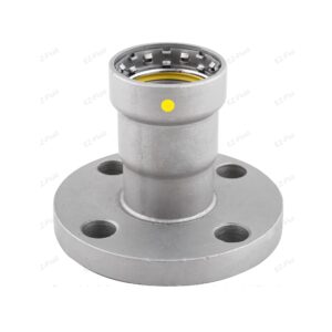 EZ-Fluid Carbon Steel Gas Press Adapter Flange (HNBR)
