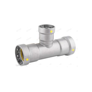 EZ-Fluid Carbon Steel Gas Press Tee (HNBR)