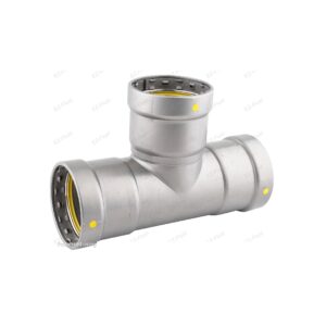 EZ-Fluid Carbon Steel Gas Press Tee (HNBR)